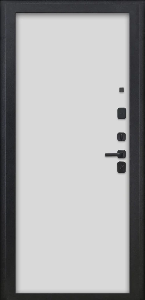 Входная дверь ДвериПРО Л-3б Гладкая Белый матовый DPRO226150 внутренняя сторона